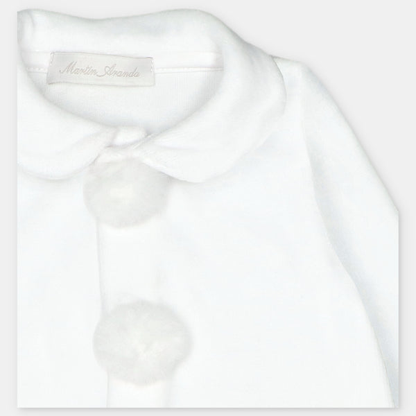 White Martin Aranda Velour 003-24335