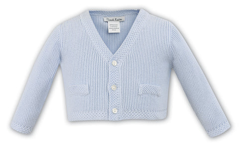 Blue Sarah Louise Boys Cardigan 006783