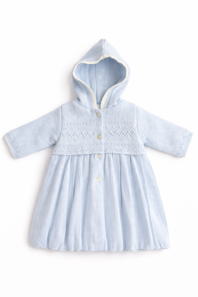 Blue/Ivory Sarah Louise Coat 008238