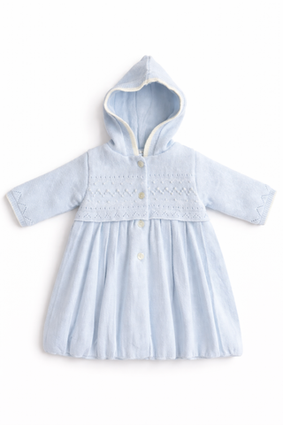 Blue/Ivory Sarah Louise Coat 008238