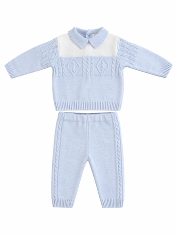 Blue/White Sarah Louise Set 008276