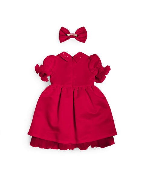 Red Girls Caramelo Party Dress 0321243