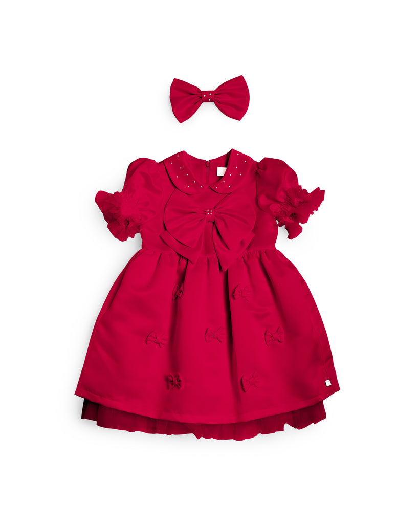 Red Girls Caramelo Party Dress 0321243