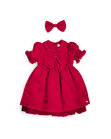 Red Girls Caramelo Party Dress 0321243