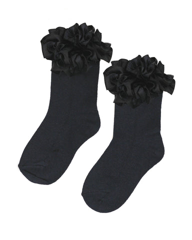 Black Caramelo School Socks 044931 - PRE ORDER