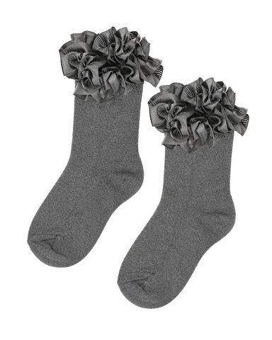 Grey Caramelo School Socks 044931 - PRE ORDER