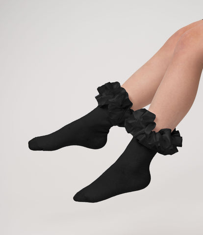 Black Caramelo Ankle Socks 049