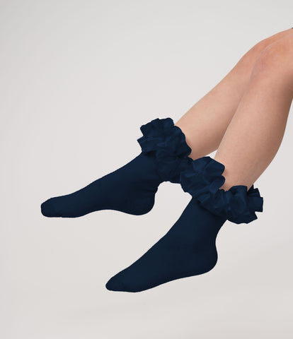 Navy Caramelo Ankle Socks 049