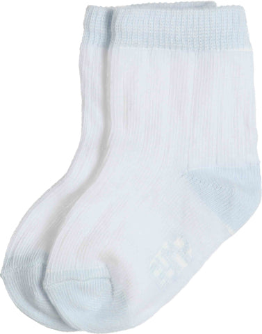 Boys GYMP White and Pale Blue Socks 4082