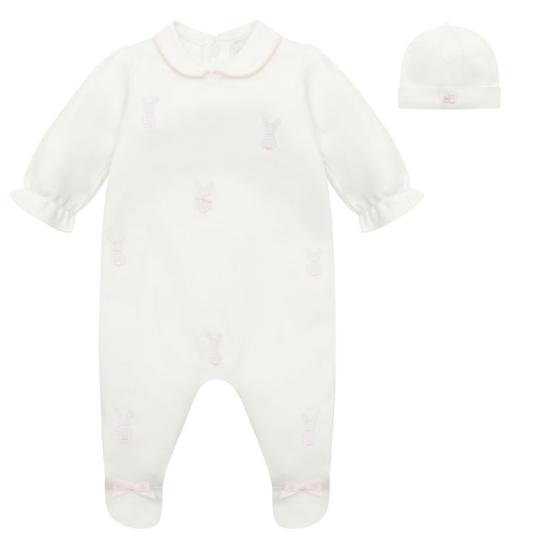 Pink Emile Et Rose Lucy Babygrow