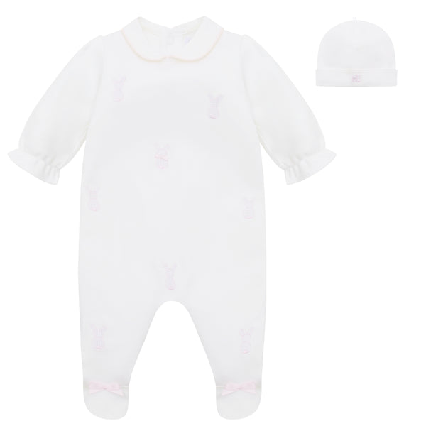 Pink Emile Et Rose Lucy Babygrow