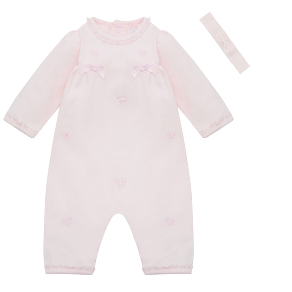 Pink Emile Et Rose Lily Babygrow
