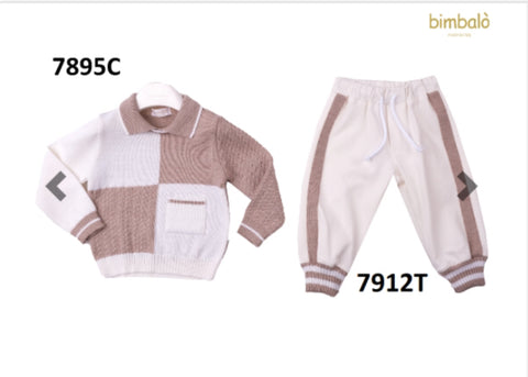 Beige Bimbalo Boys Set 7895