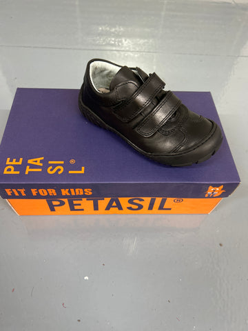 Black Vasco Petasil School Shoe Sz 26 F-Fit