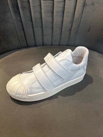 Boys White Bo-Bell Envelop Trainer