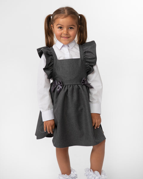 Grey Caramelo School Pinafore 342142