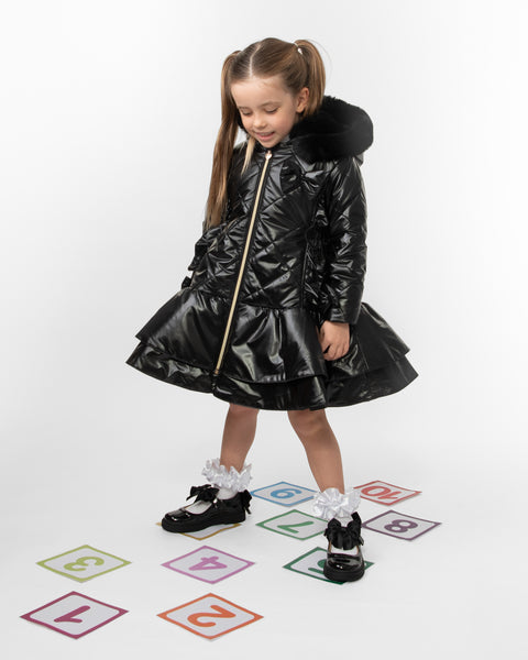 Black Caramelo School Coat 342340