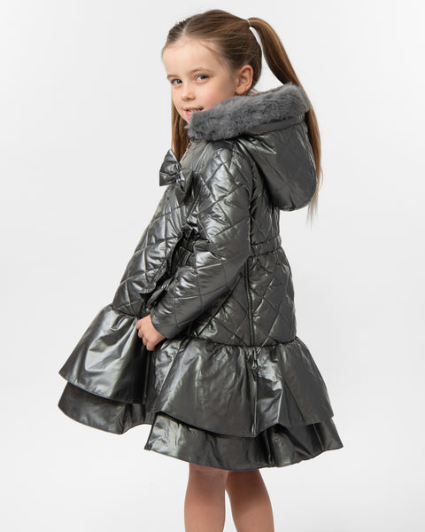 Grey Caramelo School Coat 342340