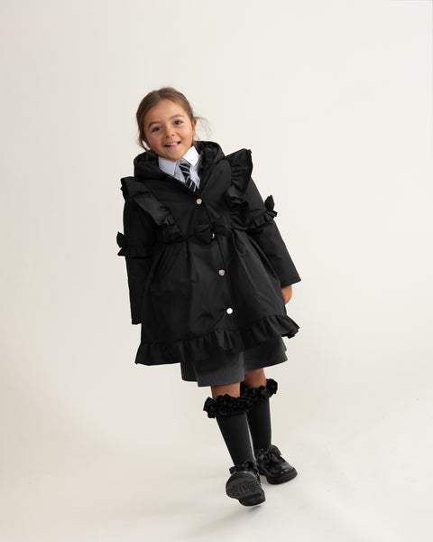 Black Caramelo School Coat 342341