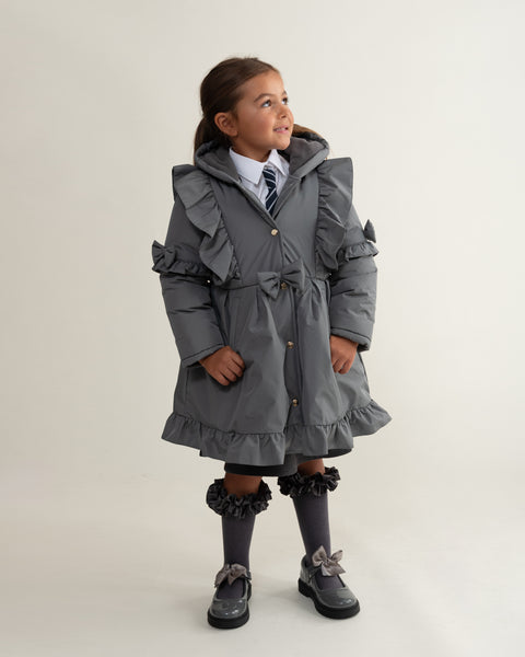 Grey Caramelo School Coat 342341