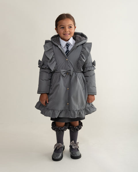 Grey Caramelo School Coat 342341