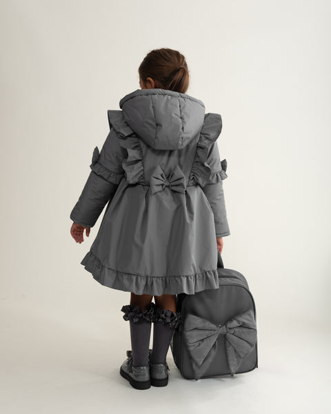 Grey Caramelo School Coat 342341