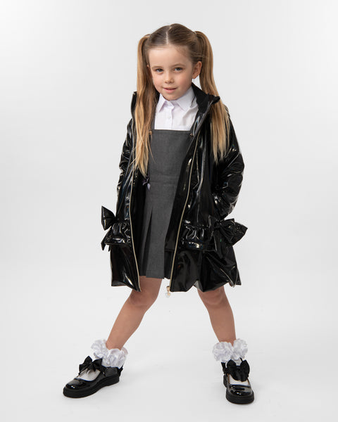 Black 342343 Caramelo School Rain Mac