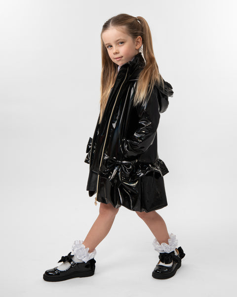 Black 342343 Caramelo School Rain Mac