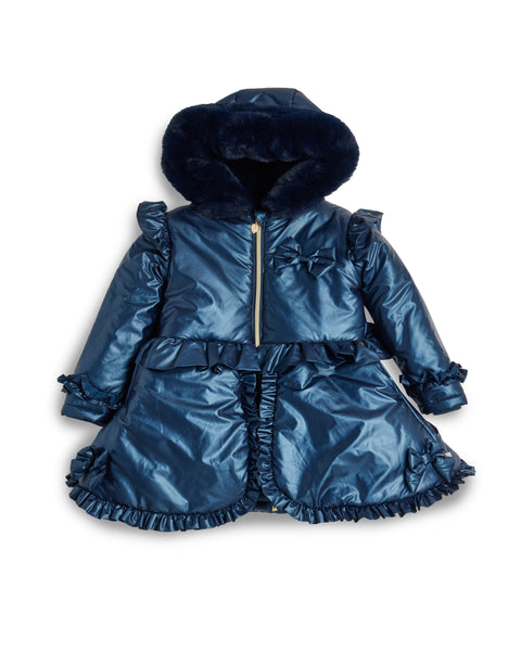 Navy Caramelo School Coat 342385