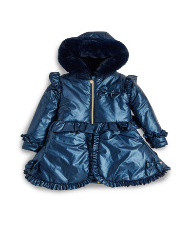 Navy Caramelo School Coat 342385