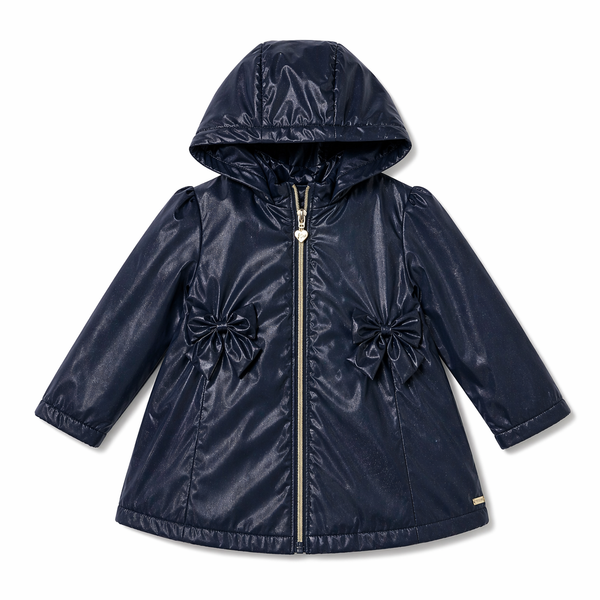 Navy Glitter Caramelo School Rain Mac 342397