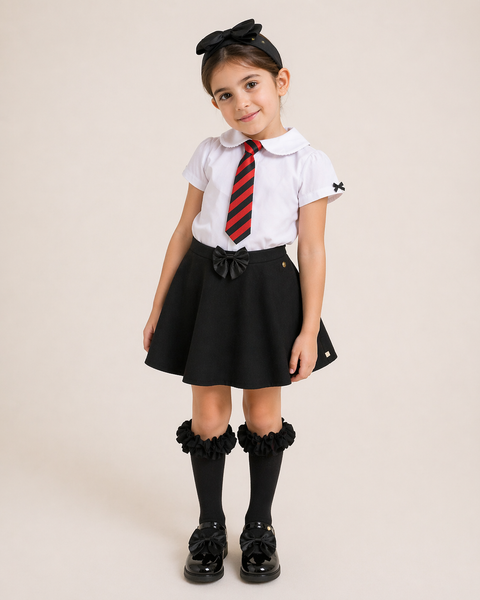 Black Caramelo School Skirt 3453118 - PRE ORDER