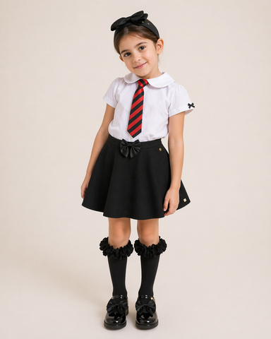 Black Caramelo School Skirt 3453118 - PRE ORDER
