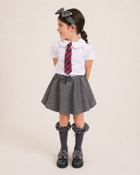 Grey Caramelo School Skirt 3453118 - PRE ORDER