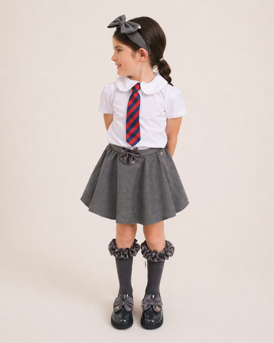 Grey Caramelo School Skirt 3453118 - PRE ORDER