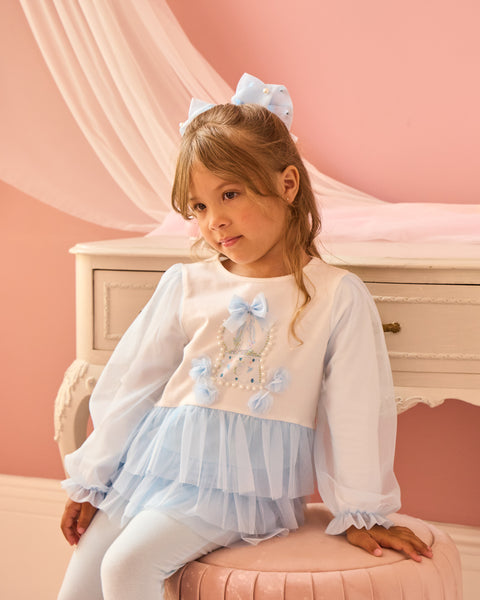 Blue Girls Caramelo Legging Set 3498100