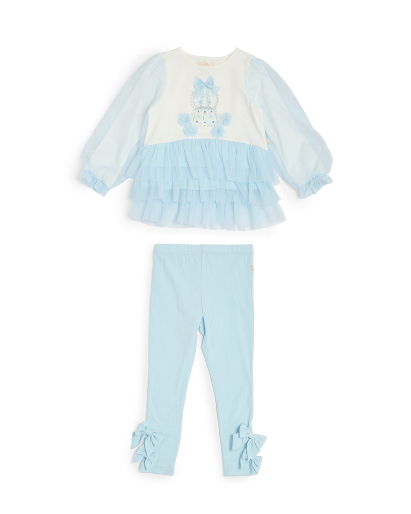 Blue Girls Caramelo Legging Set 3498100