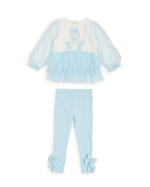 Blue Girls Caramelo Legging Set 3498100
