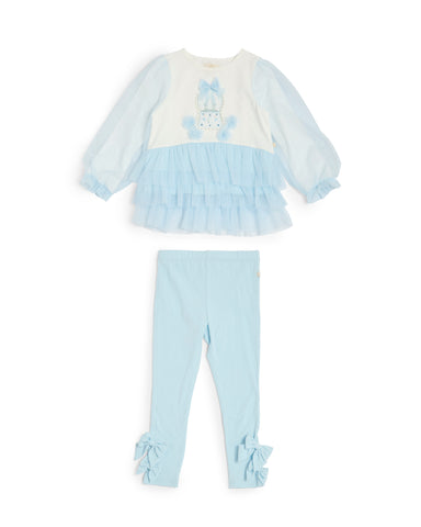 Blue Girls Caramelo Legging Set 3498100