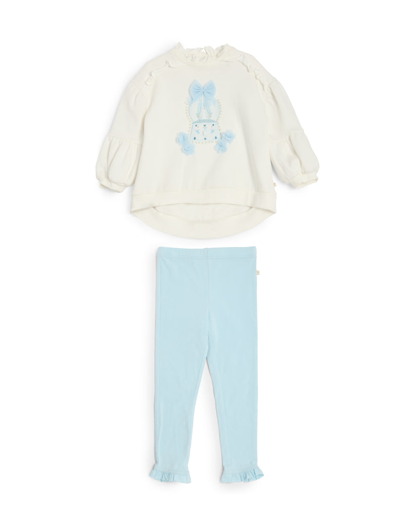 Blue Girls Caramelo Legging Set 3498101