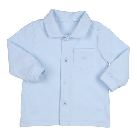 Pale Blue GYMP Soft Cotton Shirt 3591