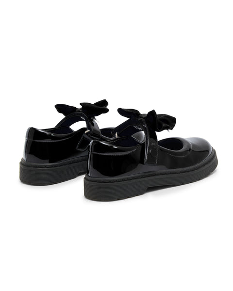 Black Patent Caramelo School Shoe 377101