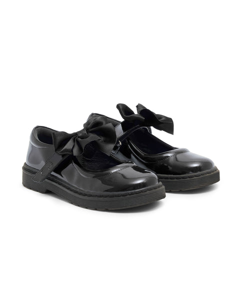 Black Patent Caramelo School Shoe 377101
