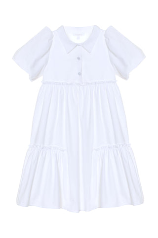 White Patachou Girls Dress 33445