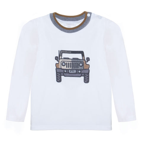 White Patachou Sweater 33341