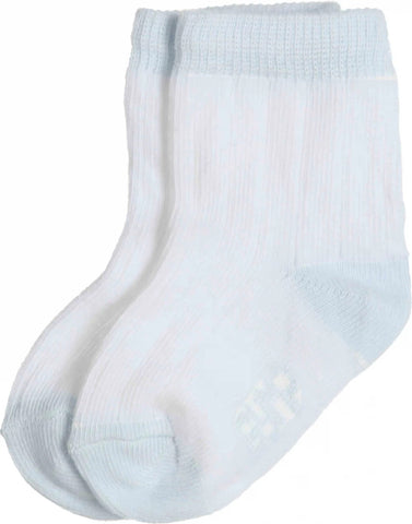 White and Blue GYMP Socks 5246