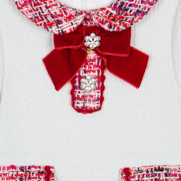 Red Girls Patachou Dress 33291