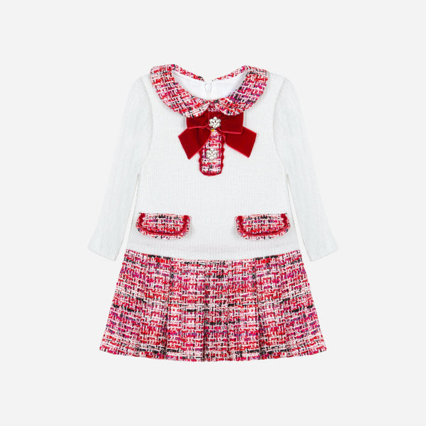 Red Girls Patachou Dress 33291