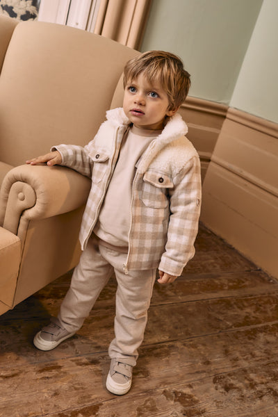 Beige Patachou Boys Trouser 33312