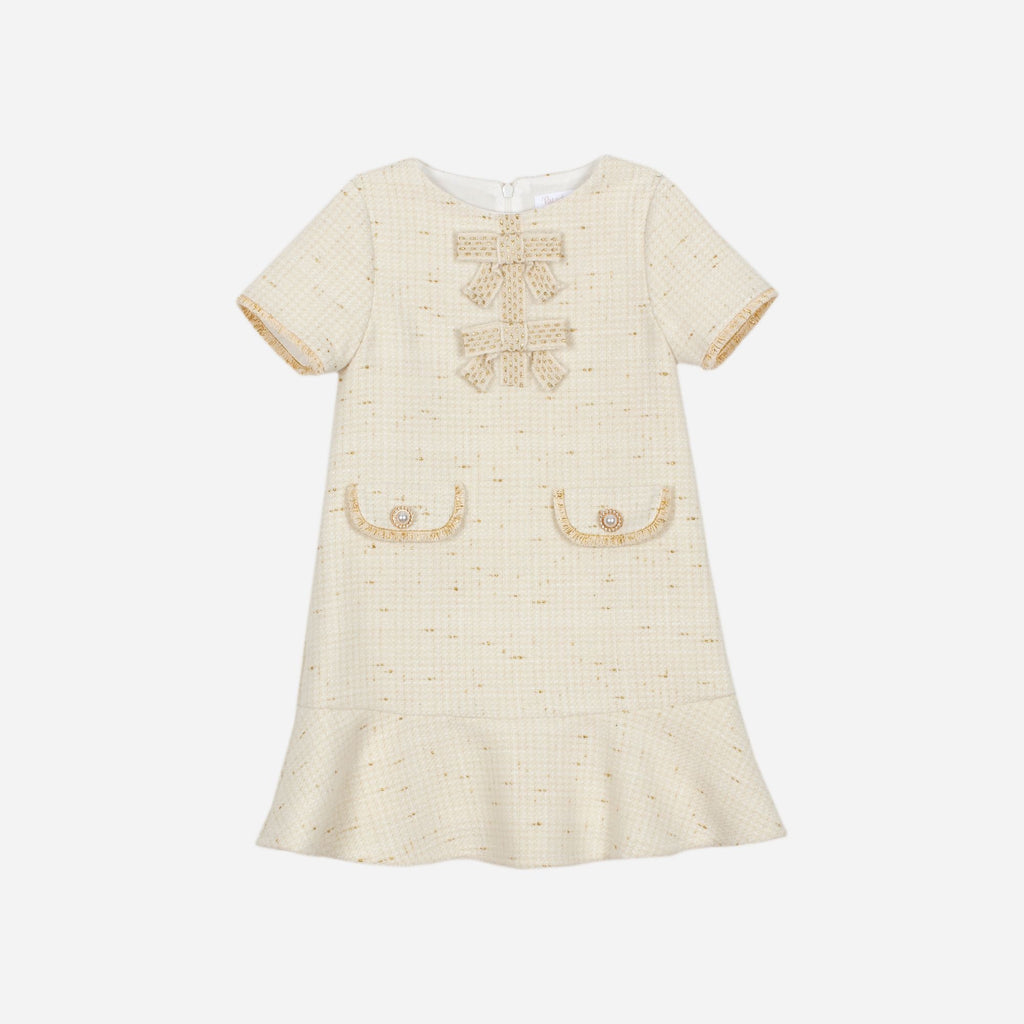 Beige Girls Patachou Dress 33566